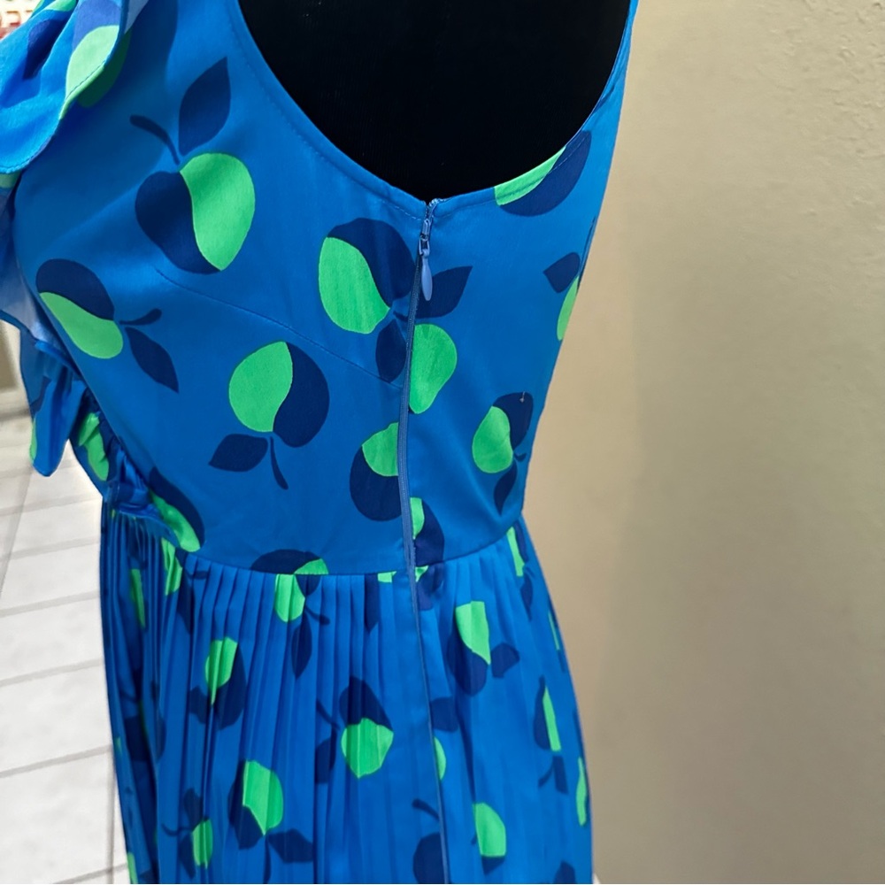 Kate Spade Blue, Pink, and Green Ruffle Dress - Picture 10 of 16
